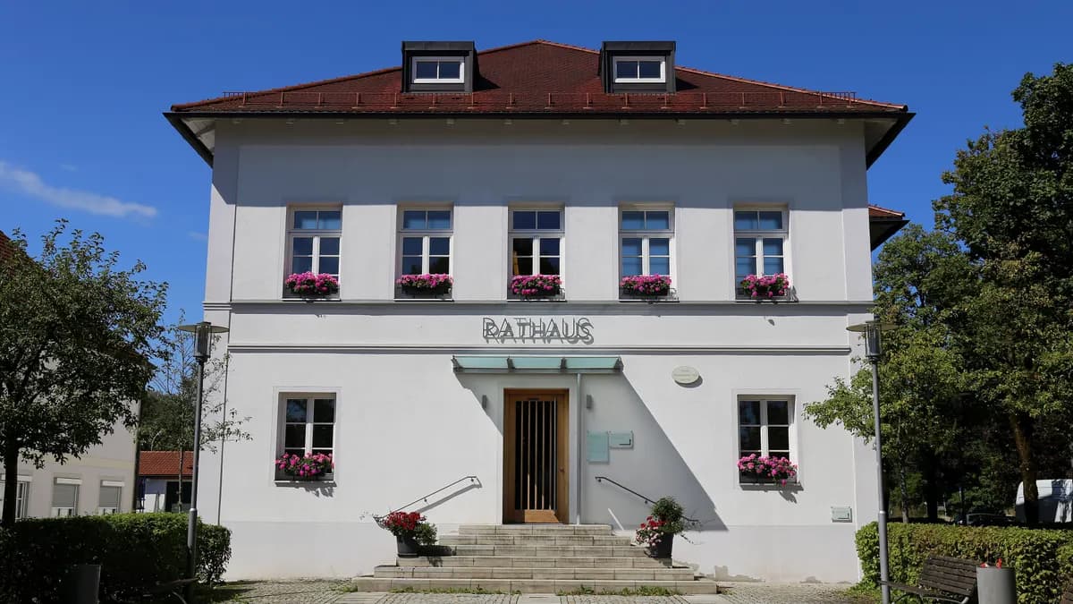 Stadtansicht von Anzing