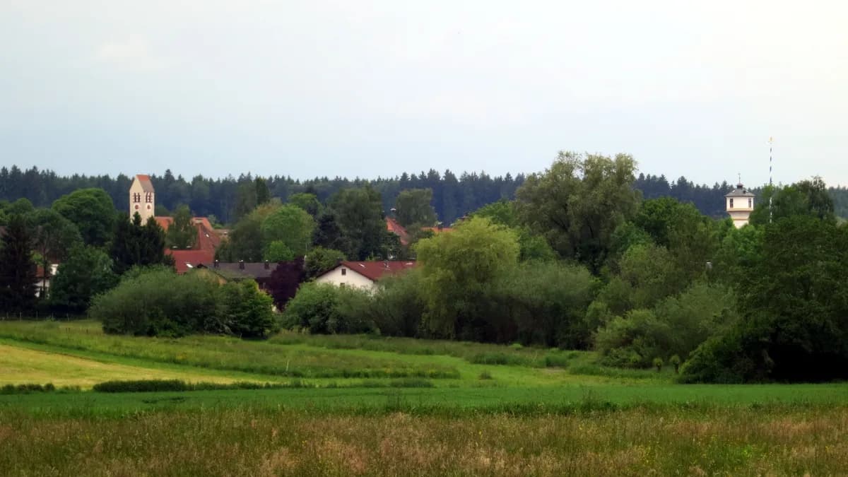 Stadtansicht von Gauting