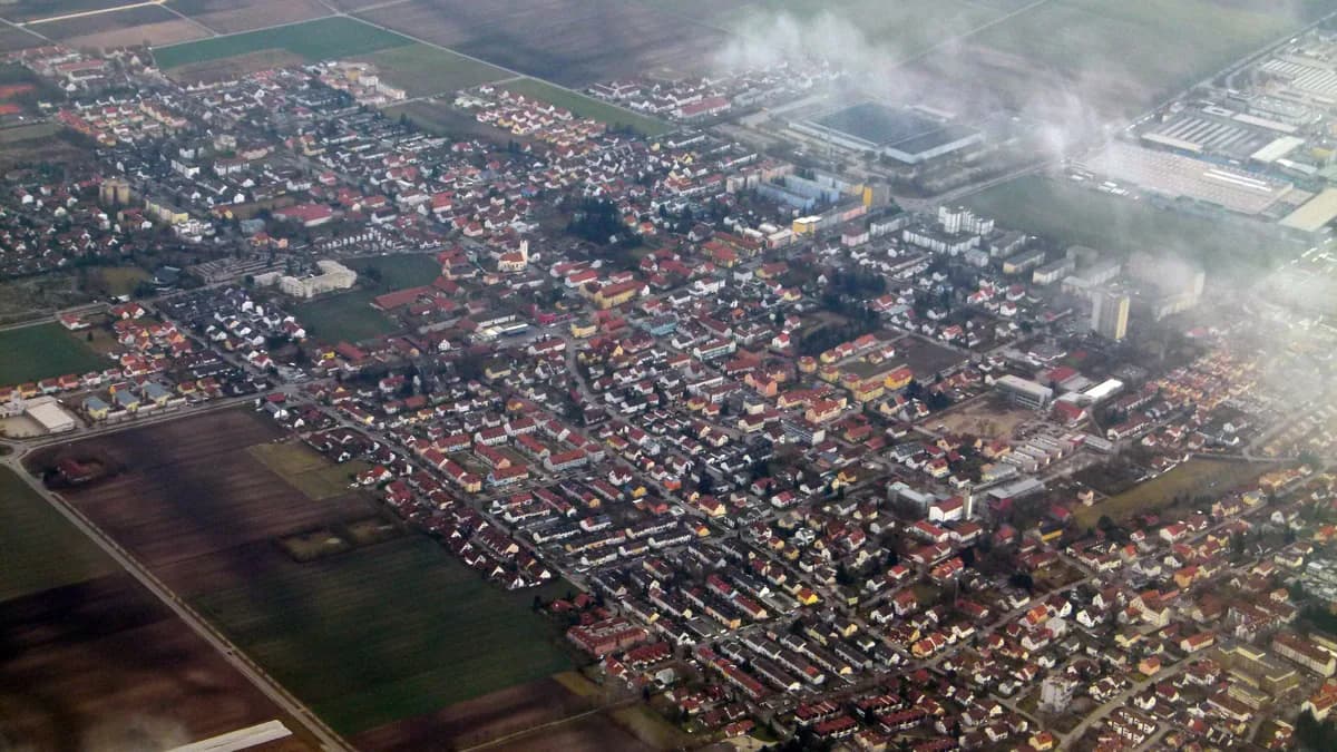Stadtansicht von Neufahrn bei Freising