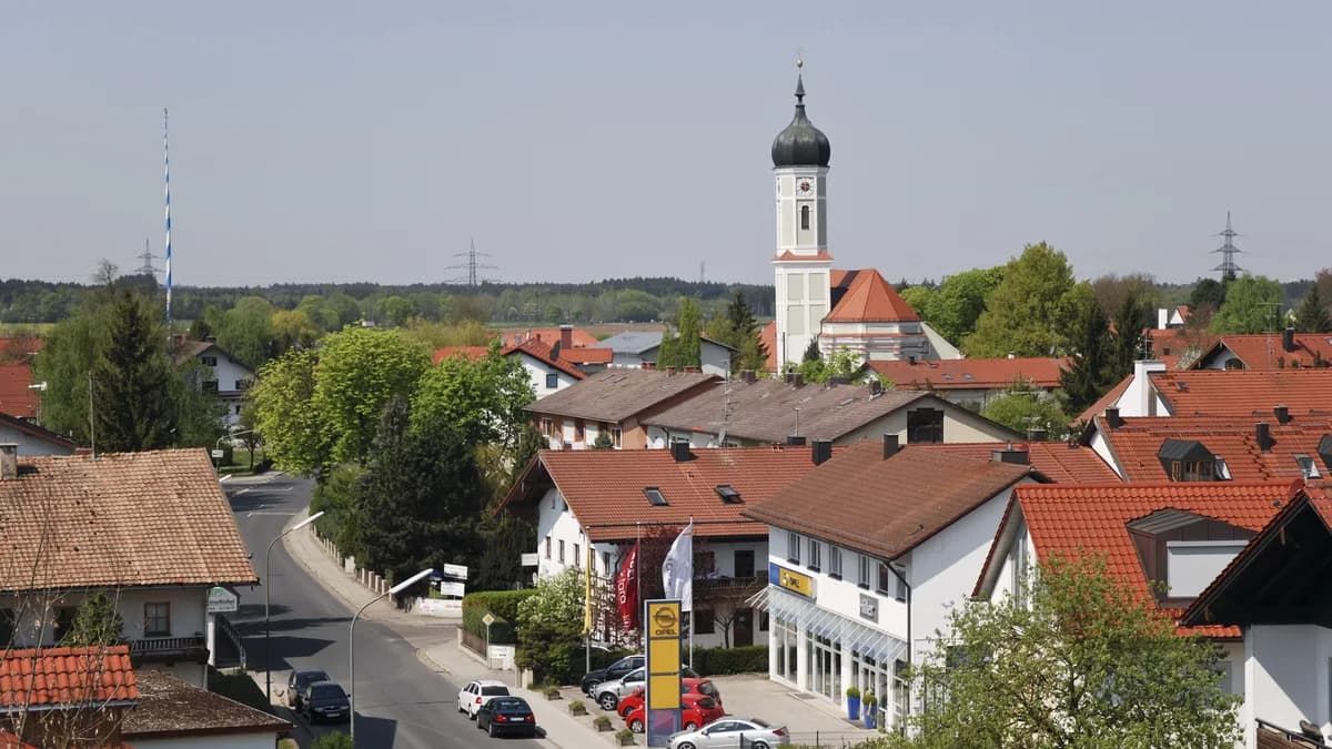 Stadtansicht von Zorneding
